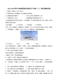 2025-2026学年云南省昭通市昭阳区八年级（上）期末物理试卷-自定义类型
