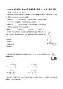2025-2026学年河北省秦皇岛市昌黎县八年级（上）期末物理试卷-自定义类型