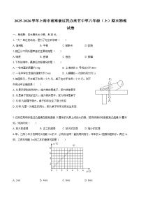 2025-2026学年上海市浦东新区民办欣竹中学八年级（上）期末物理试卷-自定义类型