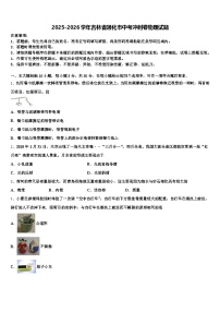 2025-2026学年吉林省通化市中考冲刺卷物理试题（含答案解析）