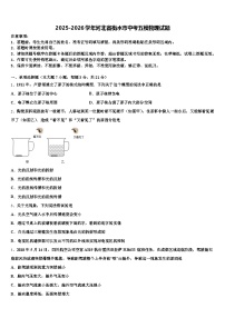 2025-2026学年河北省衡水市中考五模物理试题（含答案解析）