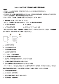 2025-2026学年河北省衡水市中考五模物理试题（含答案解析）