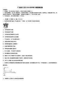 广东省江门市2026年中考三模物理试题（含答案解析）