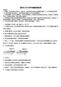 自贡市2026年中考猜题物理试卷（含答案解析）