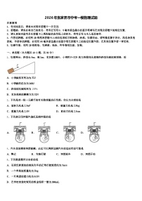 2026年张家界市中考一模物理试题（含答案解析）