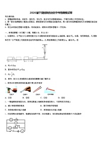 2026届宁夏回族自治区中考物理模试卷（含答案解析）