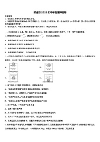 赣州市2026年中考物理押题卷（含答案解析）