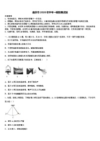 南京市2026年中考一模物理试题（含答案解析）