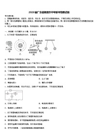 2026届广东省揭阳市中考联考物理试题（含答案解析）