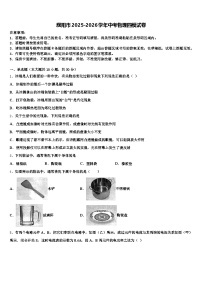 濮阳市2025-2026学年中考物理四模试卷（含答案解析）