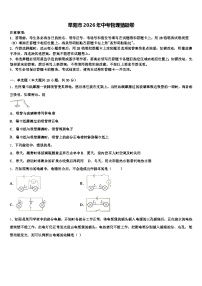 阜阳市2026年中考物理猜题卷（含答案解析）