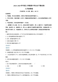 广西壮族自治区百色市田阳区九年级上学期11月期中物理试题（解析版）-A4