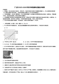 广元市2025-2026学年中考物理考试模拟冲刺卷（含答案解析）