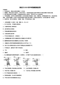 通化市2026年中考物理四模试卷（含答案解析）