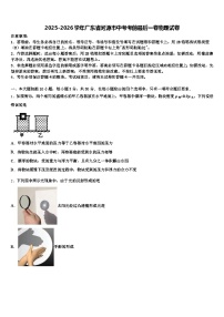 2025-2026学年广东省河源市中考考前最后一卷物理试卷（含答案解析）