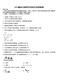 2026届黑龙江省伊春市中考适应性考试物理试题（含答案解析）