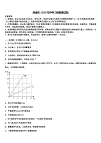 淮南市2026年中考三模物理试题（含答案解析）
