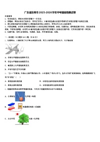 广东省东莞市2025-2026学年中考猜题物理试卷（含答案解析）