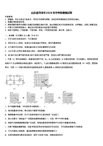 山东省菏泽市2026年中考物理模试卷（含答案解析）