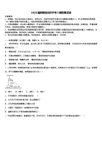 2026届西藏自治区中考三模物理试题（含答案解析）