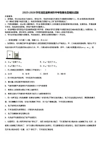 2025-2026学年湖北省荆州市中考物理全真模拟试题（含答案解析）