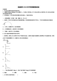 景德镇市2026年中考四模物理试题（含答案解析）