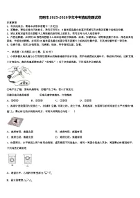 昆明市2025-2026学年中考猜题物理试卷（含答案解析）