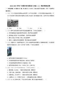 广西梧州市苍梧县2024-2025学年八年级上学期期末物理试卷-A4