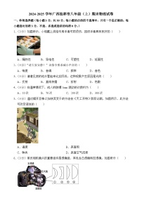 广西桂林市2024-2025学年八年级上学期期末物理试卷-A4