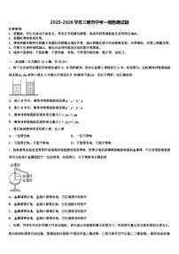 2025-2026学年三明市中考一模物理试题（含答案解析）