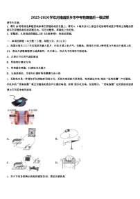 2025-2026学年河南省新乡市中考物理最后一模试卷（含答案解析）