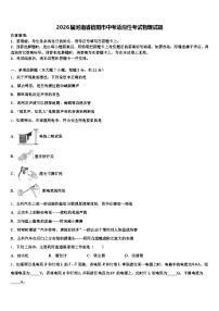 2026届河南省信阳市中考适应性考试物理试题（含答案解析）