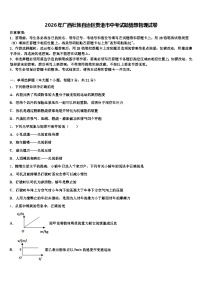 2026年广西壮族自治区贵港市中考试题猜想物理试卷（含答案解析）