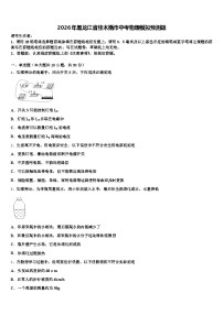 2026年黑龙江省佳木斯市中考物理模拟预测题（含答案解析）