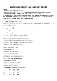 新疆维吾尔自治区阿勒泰地区2025-2026学年中考物理模试卷（含答案解析）