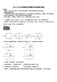 2025-2026学年濮阳市初中物理毕业考试模拟冲刺卷（含答案解析）