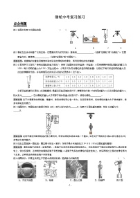 2020苏科版九年级物理学习共同体中考复习专题 滑轮练习（无答案）