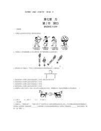 初中物理人教版八年级下册第七章 力7.2 弹力课堂检测