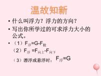 物理八年级下册3 科学探究：浮力的大小课堂教学课件ppt