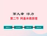 物理八年级全册第二节 阿基米德原理教案配套课件ppt