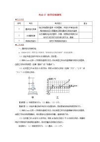 全国各地2018_2020三年中考物理真题分类详解汇编考点07热学实验探究含解析