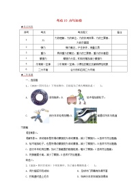 全国各地2018_2020三年中考物理真题分类详解汇编考点10力与运动含解析