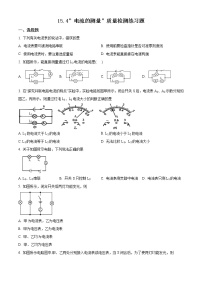 物理九年级全册第4节 电流的测量精品课后复习题