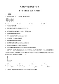 物理人教版第二十章 电与磁第1节 磁现象   磁场练习