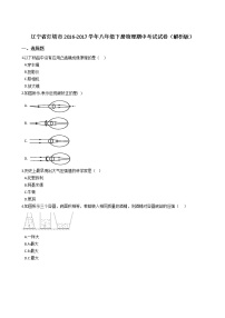 辽宁省灯塔市2016-2017学年八年级下册物理期中考试试卷（解析版）