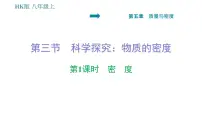 沪科版八年级全册第五章 质量与密度第三节 科学探究:物质的密度习题ppt课件