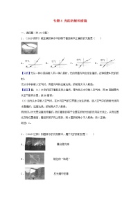 中考物理试题分类汇编专题4光的折射和透镜含解析