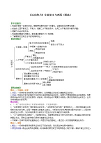 物理八年级下册第八章 运动和力综合与测试学案