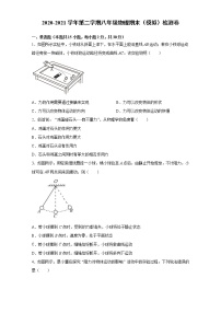 2020-2021学年河北省石家庄市八年级物理下册期末（模拟）检测（word版 含答案）