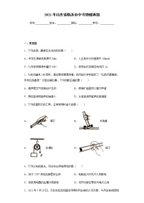 2021年山东省临沂市中考物理真题及答案 (word版)